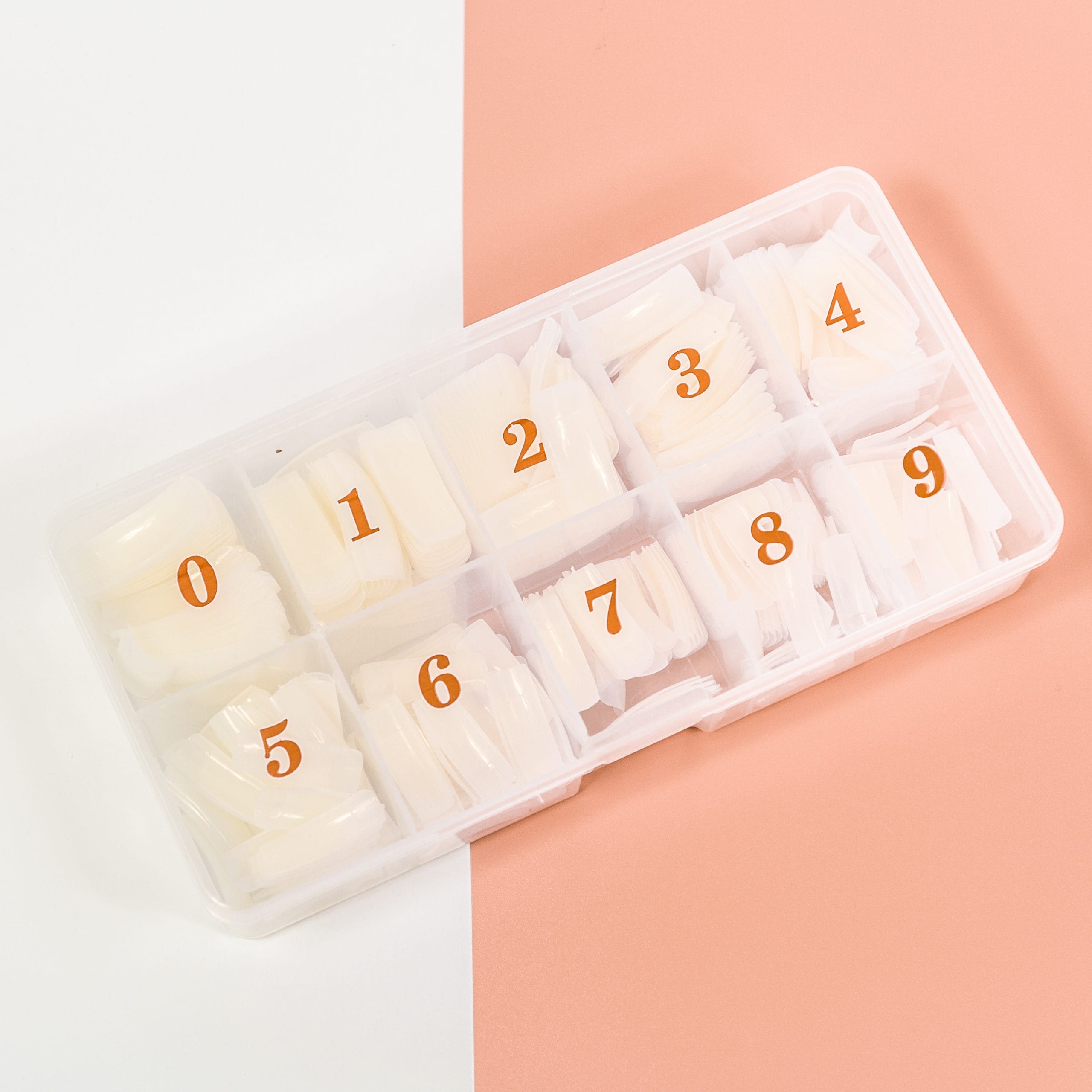 Acrylic Nail Tips -  Assorted Sizes 500 PACK