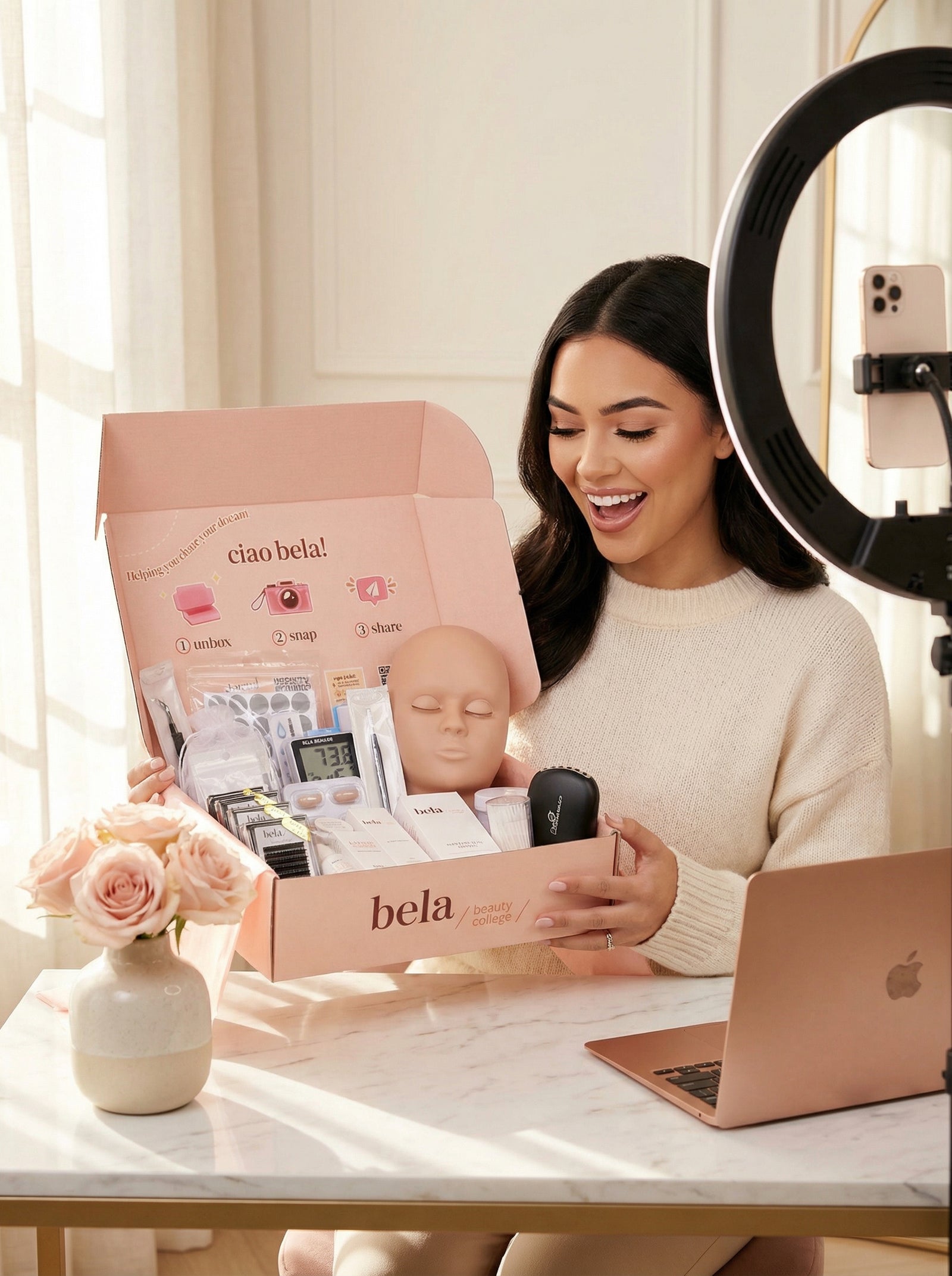 Russian Volume Lash Extension Course.