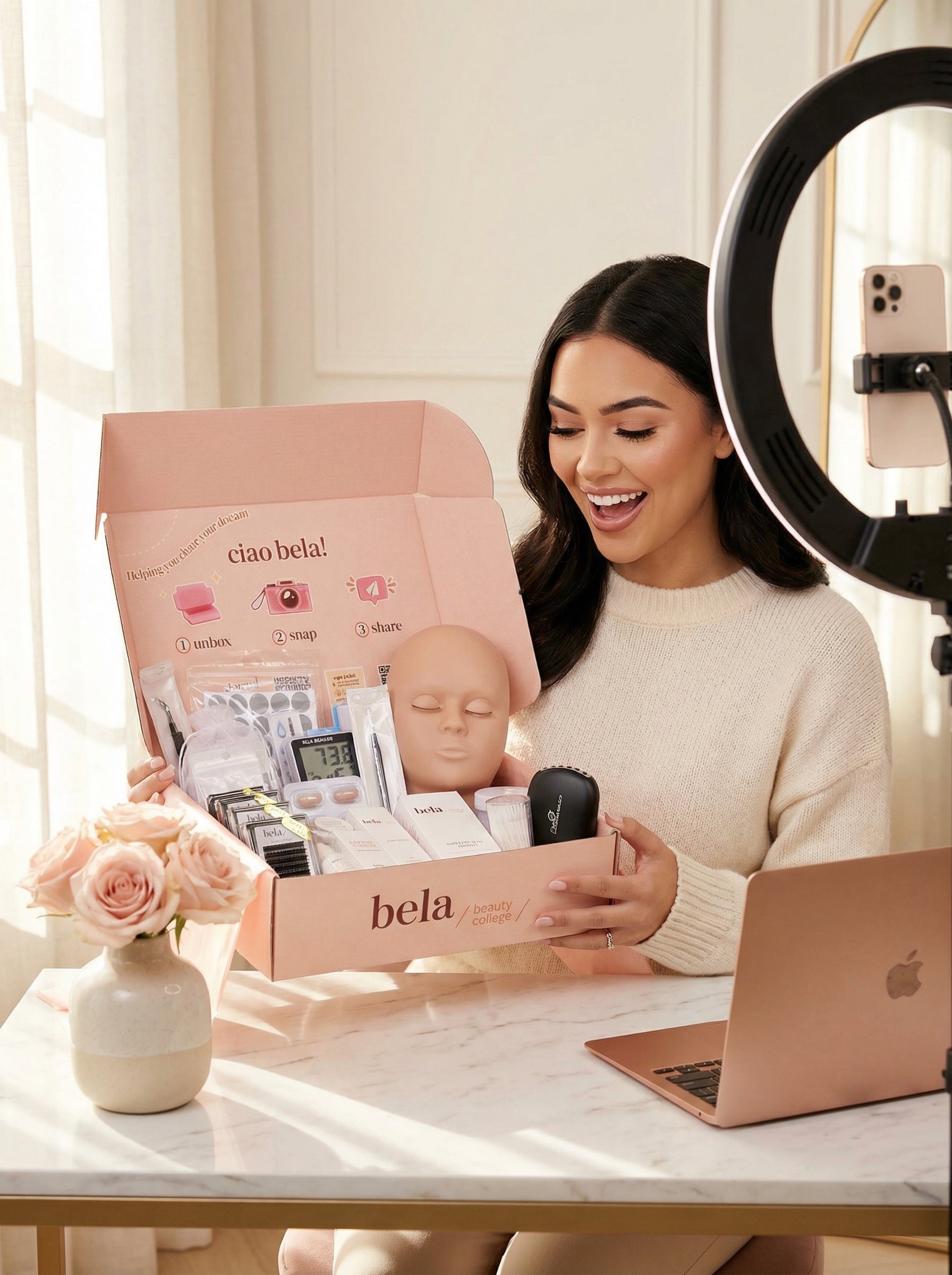 Russian Volume Lash Extension Course.